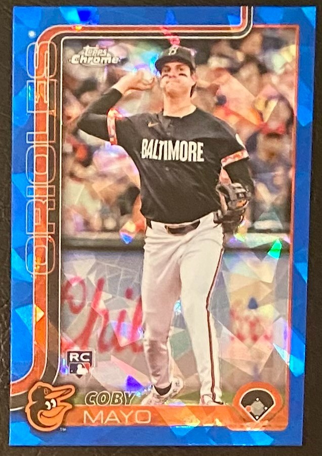 2025 Topps Chrome Sapphire #120 Coby Mayo RC