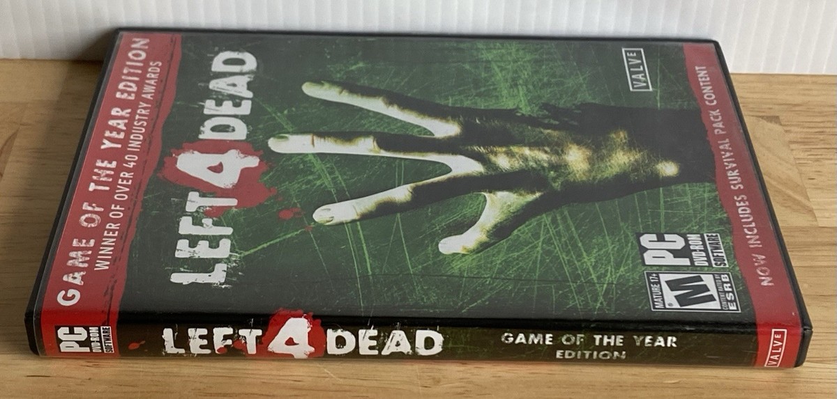 Left 4 Dead Game of the Year Edition Complete CIB CD DVD W/ Key