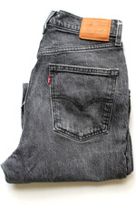 Levi's 70s high flare women's jeans Big E W28 L30 mid grey denim LEVH974