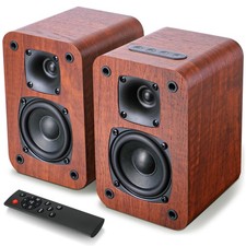 Powered Bookshelf Speakers 3 Inch Woofer Bluetooth Optical AUX Saiyin TV-ARC