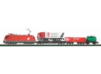 Piko 57177 S-Set E-Lok ÖBb Taurus + GüTerwg. Bettungsgleis - Neu - Ovp