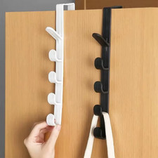 Behind the Door Coat Hook Hanger Cabinet Wardrobe Dormitory Storage Rack