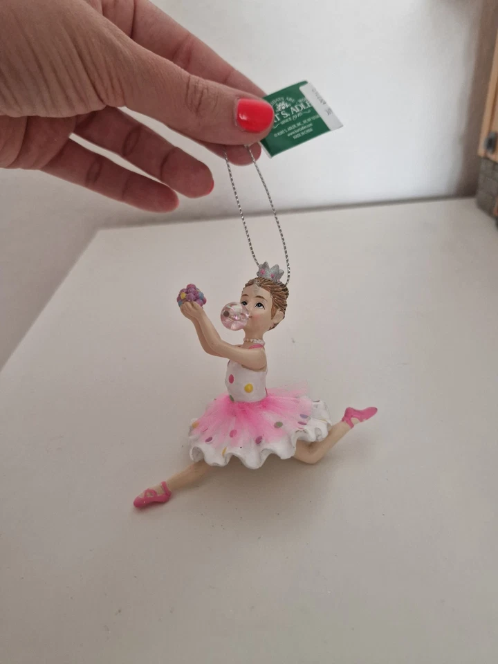 Weihnachtsdeko Ornament Mädchen Mit Kaugummi