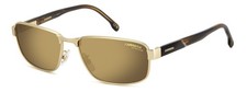 CARRERA C FLEX 09/G/S AOZ MATTE GOLD 58/17/145 Men's Sunglasses