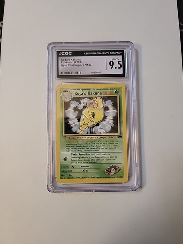 Koga's Kakuna (Unlimited) graded CGC 9.5 for sale on eBay