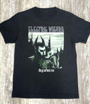 T-shirt Homme Electric Wizard Réimpression - Noir 100% Coton - Tailles S à 5XL - Neuf Avec étiquettes