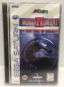 NEW sealed MORTAL KOMBAT II 2 Sega Saturn HANG TAB Scorpion SUB ZERO Shao Kahn