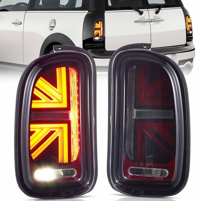 2* Grau LED Rückleuchten Für 2007-2013 MINI Cooper Clubman R55 gelb Blinker