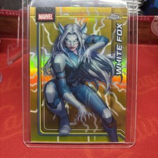 2026 Topps Chrome Marvel #196 White Fox -Storm’s Lightning Refractor Gold#/50🔥