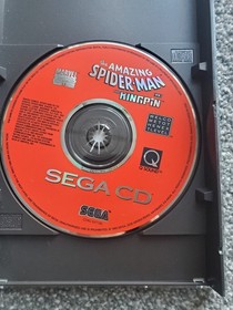 Amazing Spider-Man vs. The Kingpin (Sega CD, 1993) Complete w/ Manual