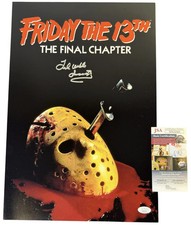 Ted White signed 12x18 Poster Jason Voorhees Friday the 13th 4 Final Chapter JSA