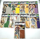 G.I. Joe original Full Card Back Lot of 9 ARAH Tunnel Rat Dreadnoks