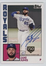 2019 Topps 1984 Baseball Series 2 150th Anniversary 68/150 Josh James Auto 0za6