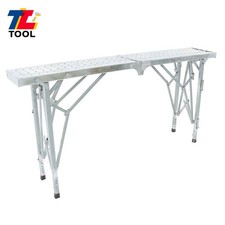 1.8m Portable Folding Adjustable Scaffolding Work Platform Aluminum Alloy