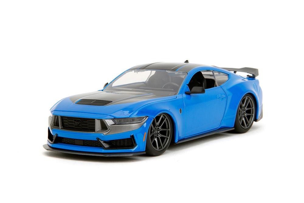 Jada 1:24 Big Time Muscle 2024 Ford Mustang Dark Horse - Blue Diecast Model