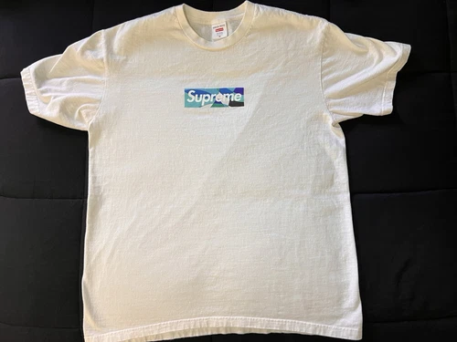 Tee shirt Supreme Emilio Pucci blanc logo boîte taille M
