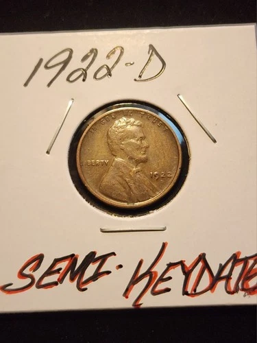 SEMI-KEYDATE 1922-D LINCOLN WHEATBACK CENT ALBUM FILLER!