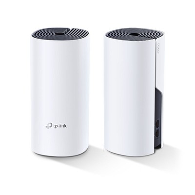 TP-LINK AC1200 + AV1000 Whole Home Hybrid Mesh Wi-Fi System, 2er Pack, Weiß, Int