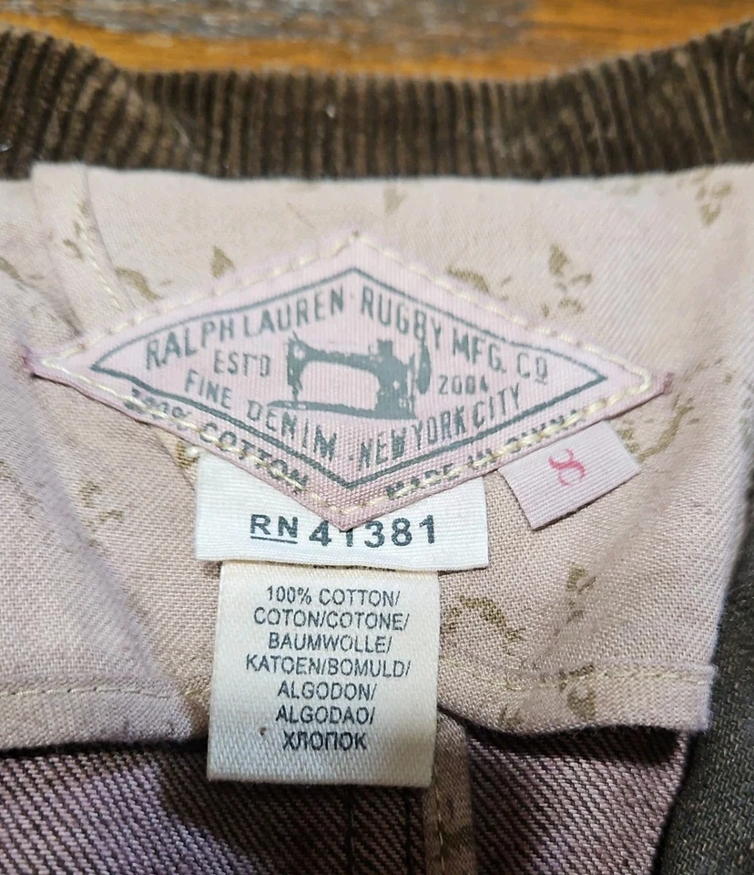 Chaqueta Blazer Vintage Rugby Ralph Lauren Mujer Talla 8 Marrón Foto 4 de 4