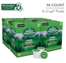 Green Mountain Coffee Roasters Dark Magic Coffee K-Cup Pods, 96 Count