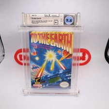 NES Nintendo TO THE EARTH -WATA GRADED 9.6 A+! NEW & Factory Sealed with H-Seam!