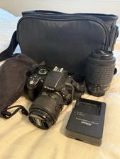 Nikon D3300 Dual VR Lens Camera Kit w/ Extras