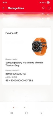 Samsung Galaxy Watch Ultra 47mm in Titanium Gray