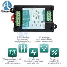 DC 9-40V RS485 Optoelectronic Isolation Repeater 485 hub 2-port Signal Amplifier