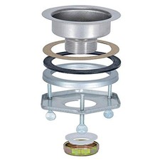 EZ-FLO Kitchen Sink Strainer with 2.8 x 4.8 x 4.9 inches, Stainless Steel