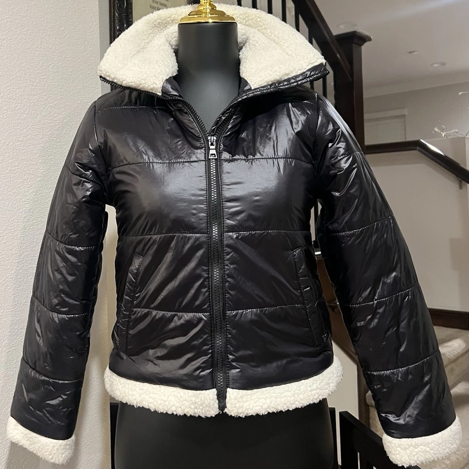 Куртка-пуховик с капюшоном на молнии Rothschild Girls Sherpa - размер 16 XL - Изображение 2 из 4