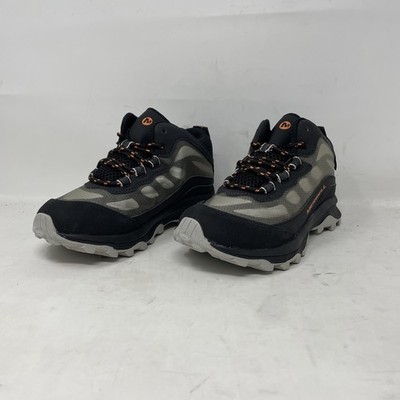 Merrell Unisex Little Boys Moab Speed Mid Waterproof Boot Black Size 4.5 M