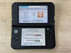 Nintendo New 3DS XL Lime Black Console Tested Japan ver D5100