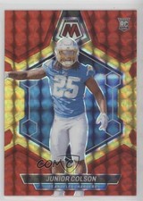 2024 Mosaic Rookies Choice Fusion Red & Yellow Prizm 10/80 Junior Colson 2o0