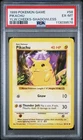 u get 2 = consecutive # 1999 YELLOW CHEEKS-SHADOWLESS #58 PIKACHU PSA 6