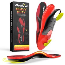 High Arch Support Insoles Men Women Heavy Duty Support Insole Anti-Fatigue Or...