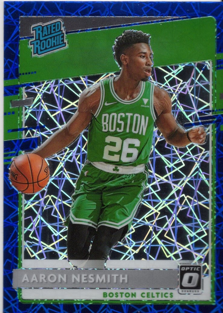 2020-21 Donruss Optic #164 Aaron Nesmith Blue Velocity