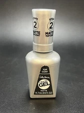 Sally Hansen Miracle Gel Nail Polish #102 - Matte Top Coat  Step 2 No UV Light