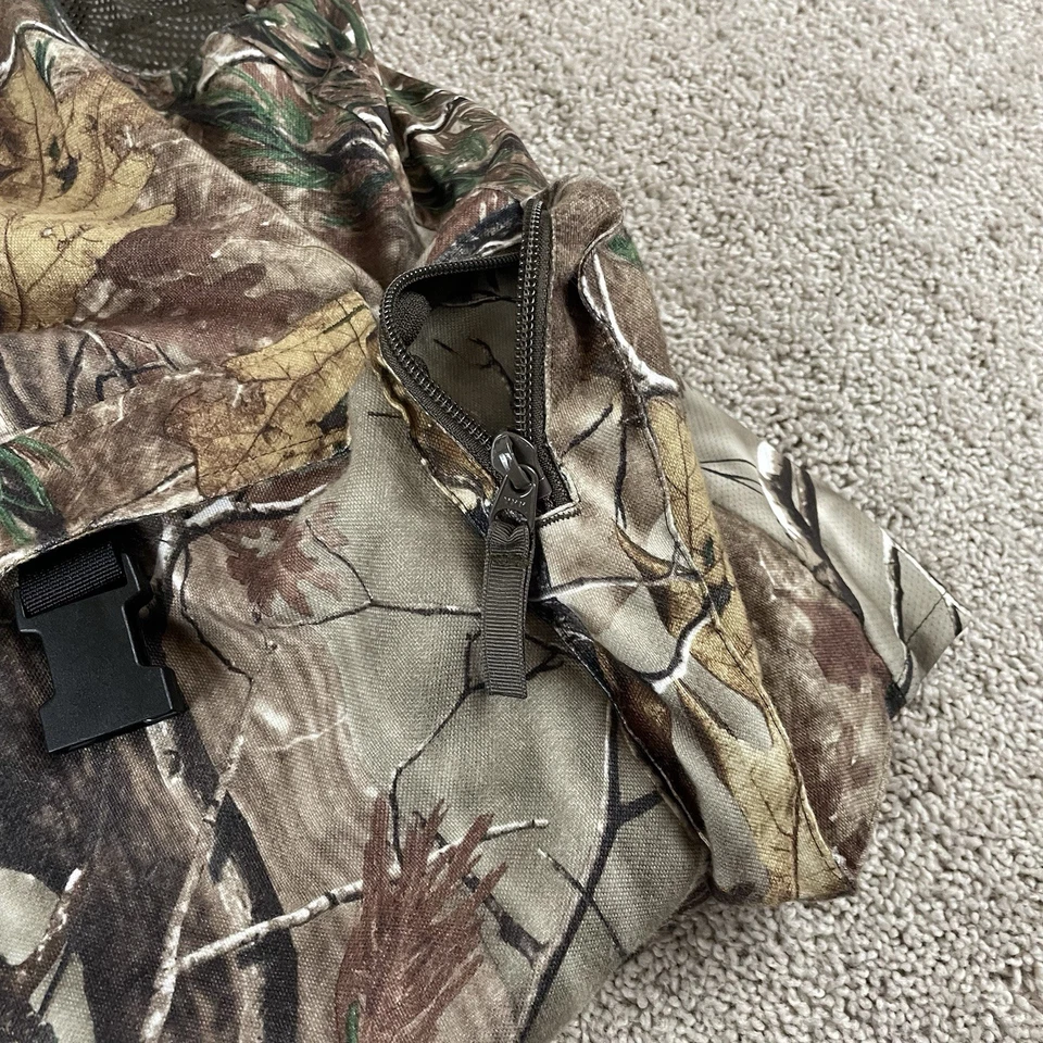 Cabelas Hunting Shooting Vest Men’s XL Padded Shell Pockets Camo Game Pouch R1 - Image 4 of 4