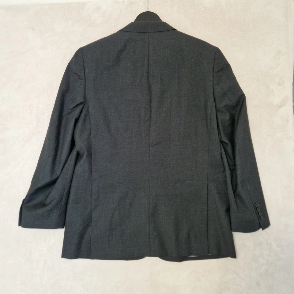 Charles Tyrwhitt Blazer Hombres 44R Negro 100% Lana Calce Clásico Super... - Imagen 3 de 4