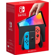 Nintendo Switch Spielekonsole Neonrot/Neonblau