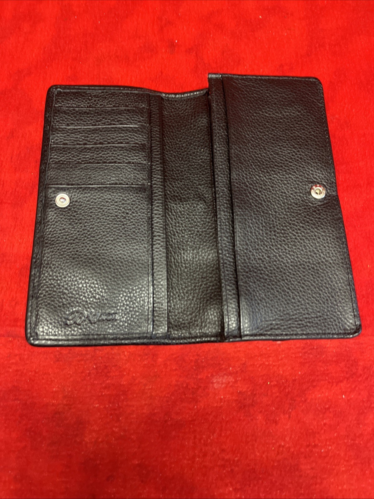 BRIGHTON ROCKMORE LARGY PYTHON BLACK LEATHER WALL… - image 5