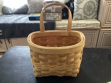 Woven Single Handle Basket Wall Hanging Decorative Display Piece