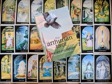 Rare OOP The Arthurian Tarot 1st Ed of 2002 Element Box Set Deck Journal Guide