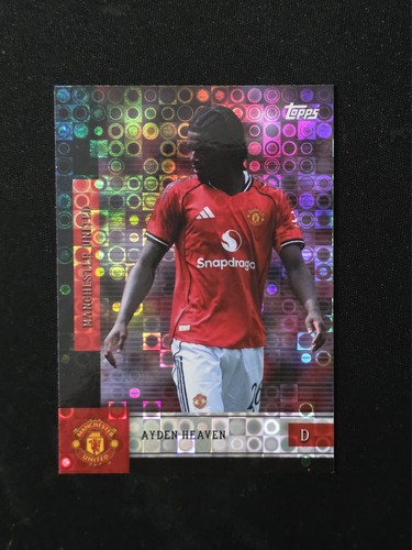 2025/26 Topps Manchester United Team Set Ayden Heaven Base Halo