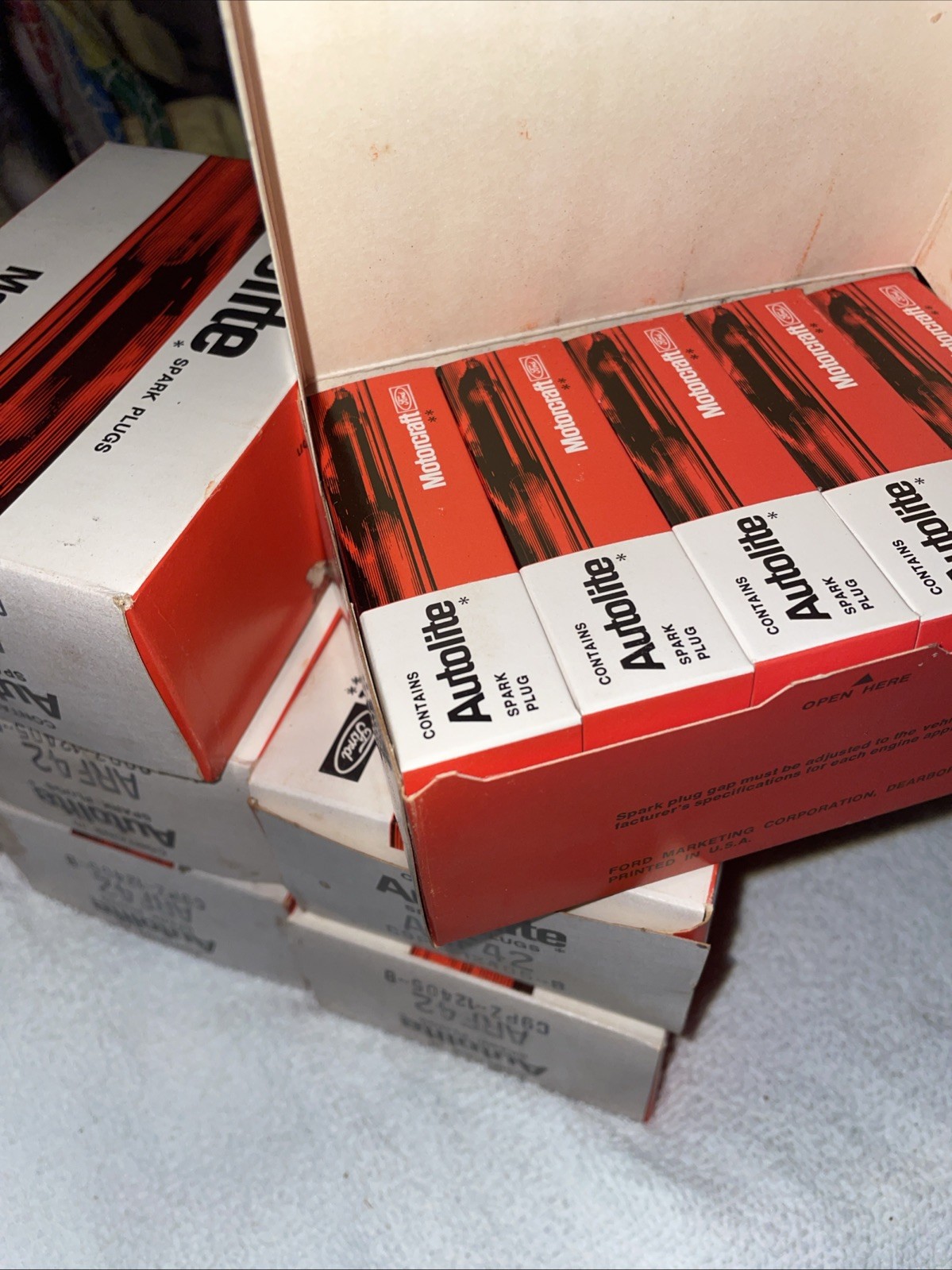 1966 Ford Motocraft Autolite Spark Plugs Arf42 Sets Of 4