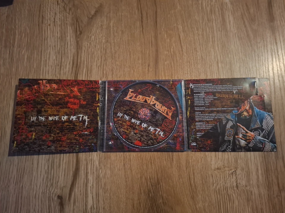 CD HEAVY METAL BLOODBOUND "IN THE NAME OF METAL" 2012 DIGIPACK - Image 2 of 3
