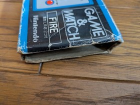 NINTENDO GAME AND & WATCH Fire RC-04 w/ BOX Manual 1980 JAPAN