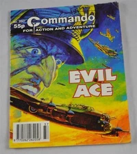 Commando Evil Ace Action Adventure 55p No 3047 1997 Comic 50819      CC4G9