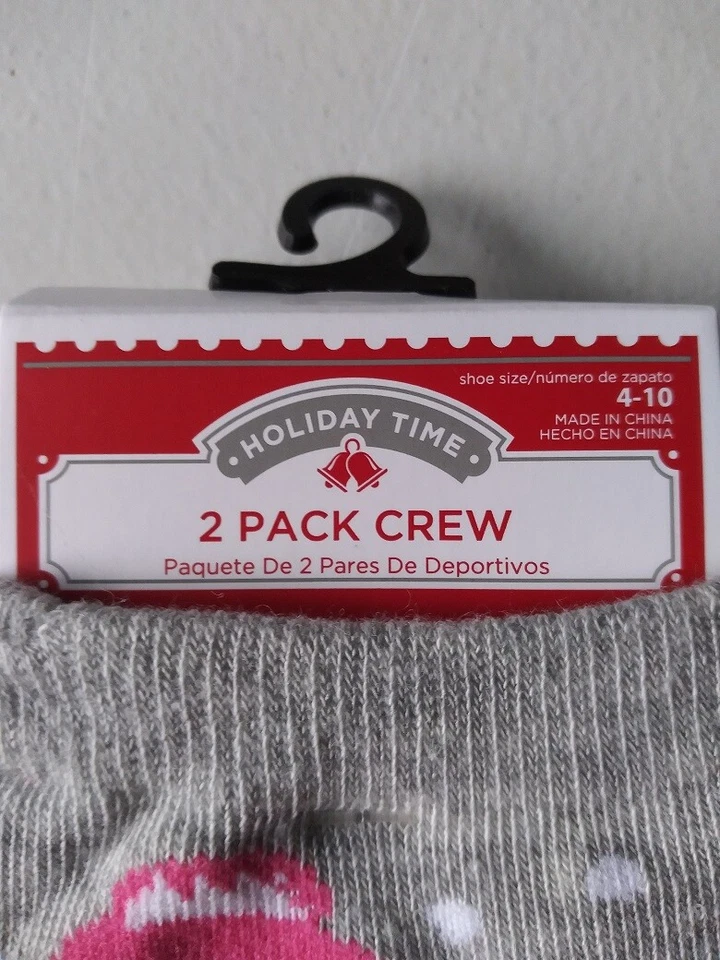 Pack de 2 calcetines cortos Holiday Time. Estampado de búho. Talla 4-10. Nuevo con etiquetas  Foto 4 de 4