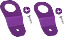 2 x Purple Aluminum Radiator Stay Mount Bracket w/ Screw for Honda S2000 Integra